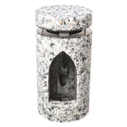 Smuteční hřbitovní lampa Silver