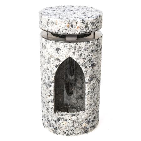 Smuteční hřbitovní lampa Silver